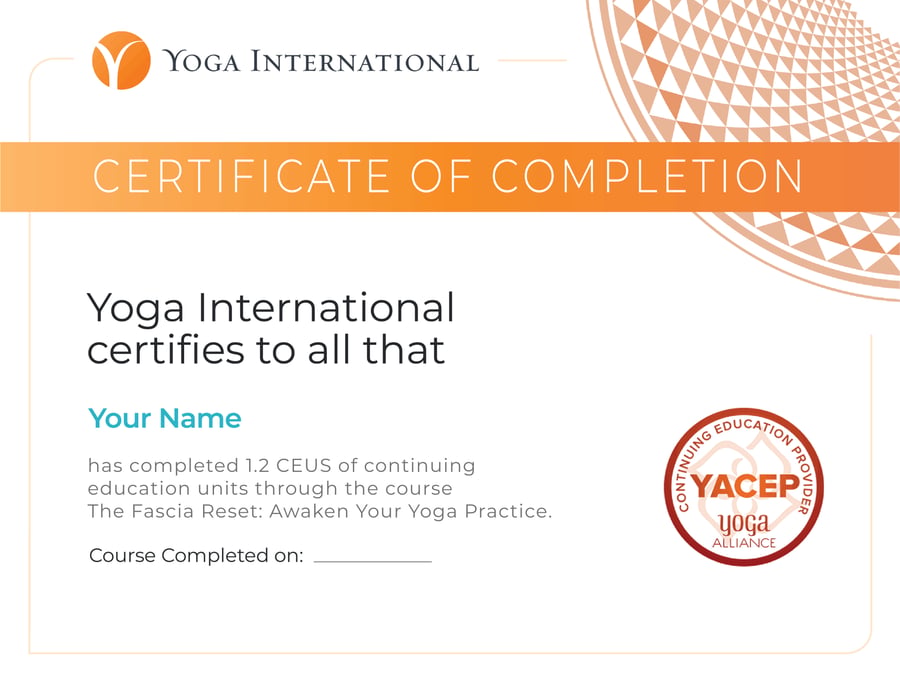 Certificate of Completion